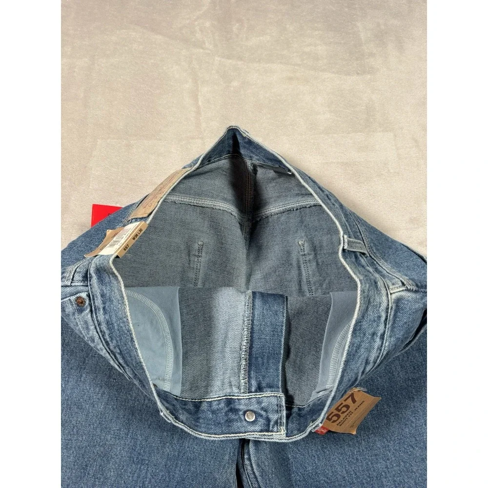 Vintage Levis 557 Jeans Size 36x30 Blue Realaxed Boot Fit DEADSTOCK NWT